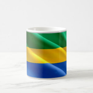 Gabun - Gabunische Flagge - Kaffeetasse