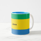 Gabun, Gabunische Republik Zweifarbige Tasse (VorderseiteRechts)