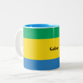Gabun, Gabunische Republik Zweifarbige Tasse (Vorderseite Links)