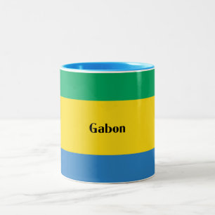 Gabun, Gabunische Republik Zweifarbige Tasse