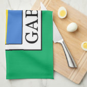 Gabun Handtuch (Viertel Falte)