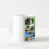 Gabun - I Liebe Gabun - Kaffeetasse (Vorderseite Links)