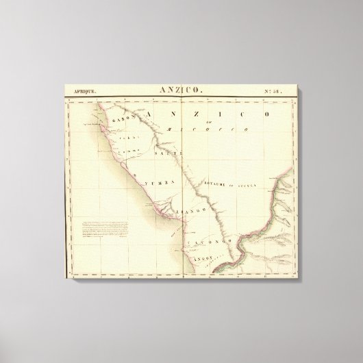 Gabun, Kongo 38 Leinwanddruck (Vorderseite)