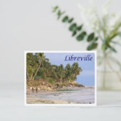 Gabun - Libreville - Postkarte (Stehend Vorderseite)