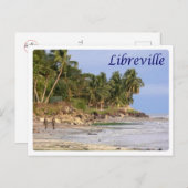 Gabun - Libreville - Postkarte (Vorne/Hinten)