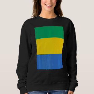 Gabun-Staatsflagge Sweatshirt