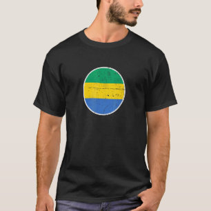 Gabun Stolz Gabunische Flagge T-Shirt