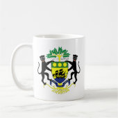 Gabun-Wappen Kaffeetasse (Links)