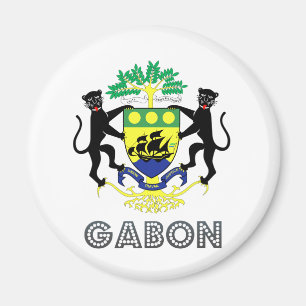 Gabun-Wappen Magnet