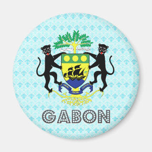 Gabun-Wappen Magnet