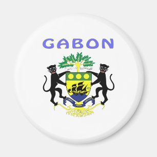 Gabun-Wappen Magnet