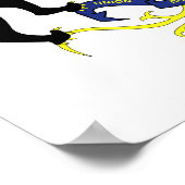 Gabun-Wappen Poster (Ecke)