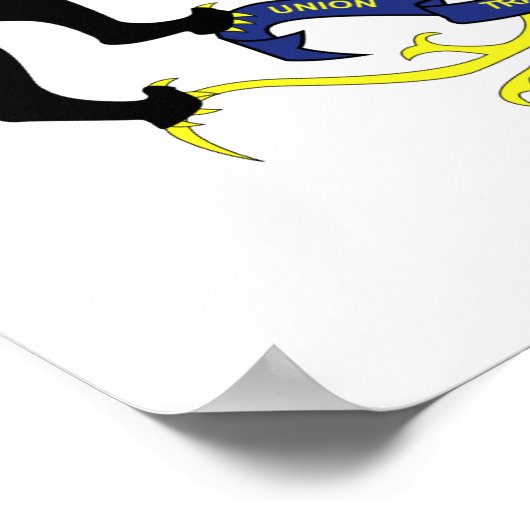 Gabun-Wappen Poster (Ecke)