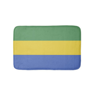 Gabunische Flagge Badematte