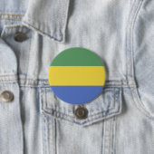 Gabunische Flagge Button (Beispiel)