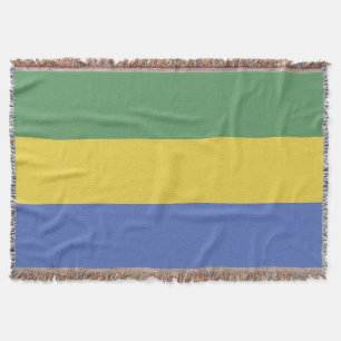 Gabunische Flagge Decke