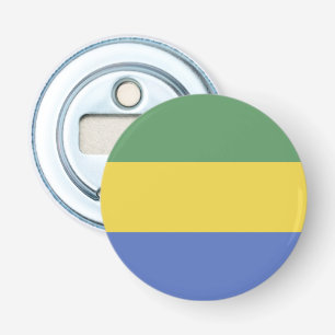 Gabunische Flagge Flaschenöffner