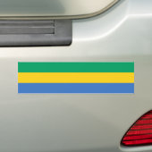 Gabunische Flagge (Gabun) Autoaufkleber (Auf Auto)