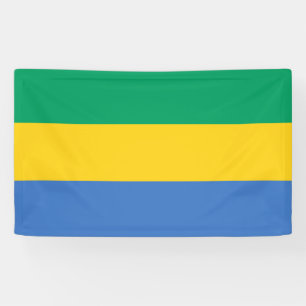 Gabunische Flagge (Gabun) Banner