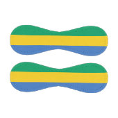 Gabunische Flagge (Gabun) Baseball (Paneele)
