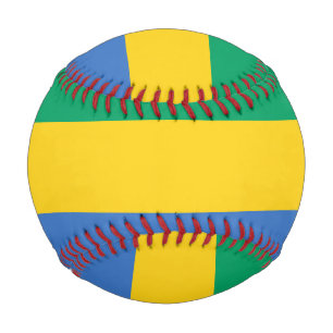 Gabunische Flagge (Gabun) Baseball