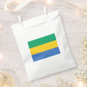 Gabunische Flagge (Gabun) Geschenktütchen (Ausgeschnitten)