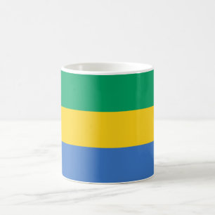 Gabunische Flagge (Gabun) Kaffeetasse