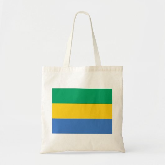 Gabunische Flagge (Gabun) Tragetasche (Vorne)