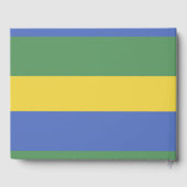 Gabunische Flagge Gästebuch (Rückseite)
