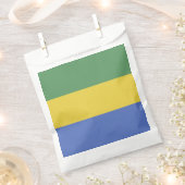 Gabunische Flagge Geschenktütchen (Ausgeschnitten)