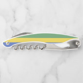 Gabunische Flagge Kellnermesser (Rückseite)