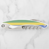 Gabunische Flagge Kellnermesser (Vorderseite)