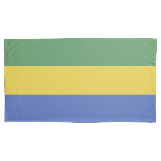 Gabunische Flagge Kissenbezug (Vorderseite)