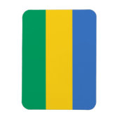 Gabunische Flagge Magnet (Vertikal)