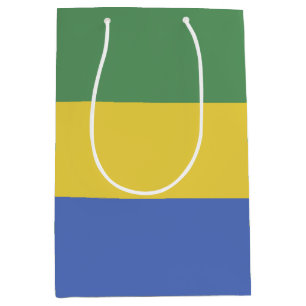 Gabunische Flagge Mittlere Geschenktüte