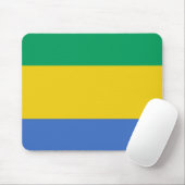 Gabunische Flagge Mousepad (Mit Mouse)