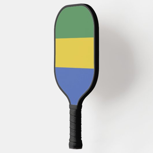 Gabunische Flagge Pickleball Schläger (Links)