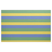 Gabunische Flagge Stoff (Fat Quarter (45,7 x 55,9 cm))