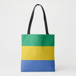 Gabunische Flagge Tasche
