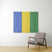 Gabunische Flagge Wandteppich (Beispiel (Horizontal))