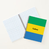 Gabunische Republik Notizblock (Innenseite)