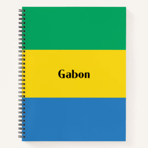 Gabunische Republik Notizblock