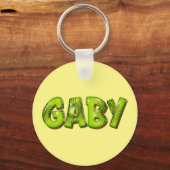 Gaby Name Kiwi Design Schlüsselanhänger (Vorderseite)