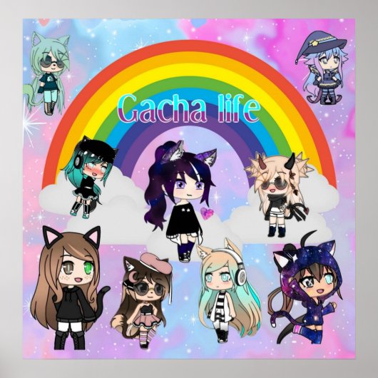 Gacha Life Animes Pack Poster (Vorne)