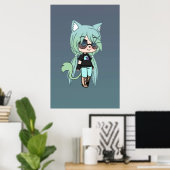 Gacha Life Serie Chloe der Tomboy Poster (Heimbüro)