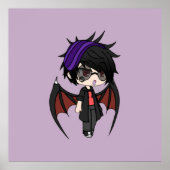 Gacha Life Series Karl Chibi Vampire Boy Poster (Vorne)