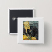 Gachet - Van Gogh - c1890 Button (Vorne & Hinten)