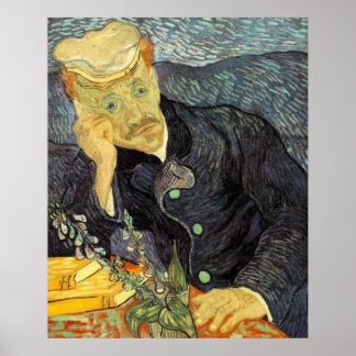 Gachet - Van Gogh - c1890 Poster