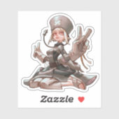 Gachiakita Eisha Sticker (Blatt)