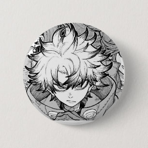 Gachiakuta Rudo Manga Knopf Button